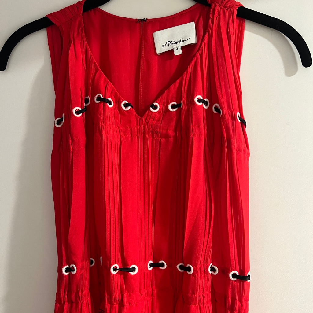 3.1 Phillip Lim Red Maxi Dress